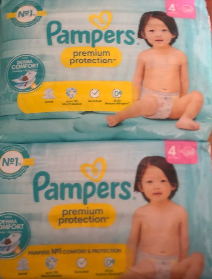 Couches Pampers Premiums Protection T4 24€