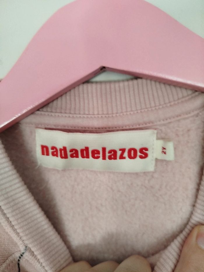Sweat shirt pull Nadadelazos 2 ans thème fée hiver quasi neuf - photo numéro 4