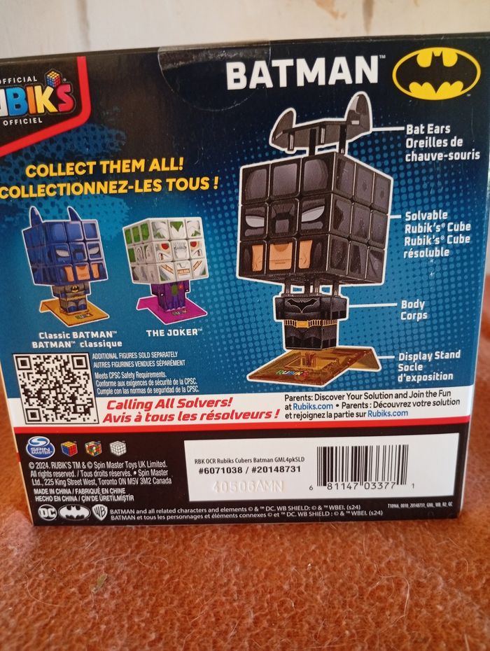 Rubik's cube batman neuf dès 8 ans neuf - photo numéro 2