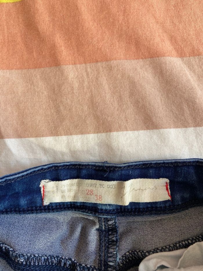 Short taille haute en jean femme - photo numéro 3