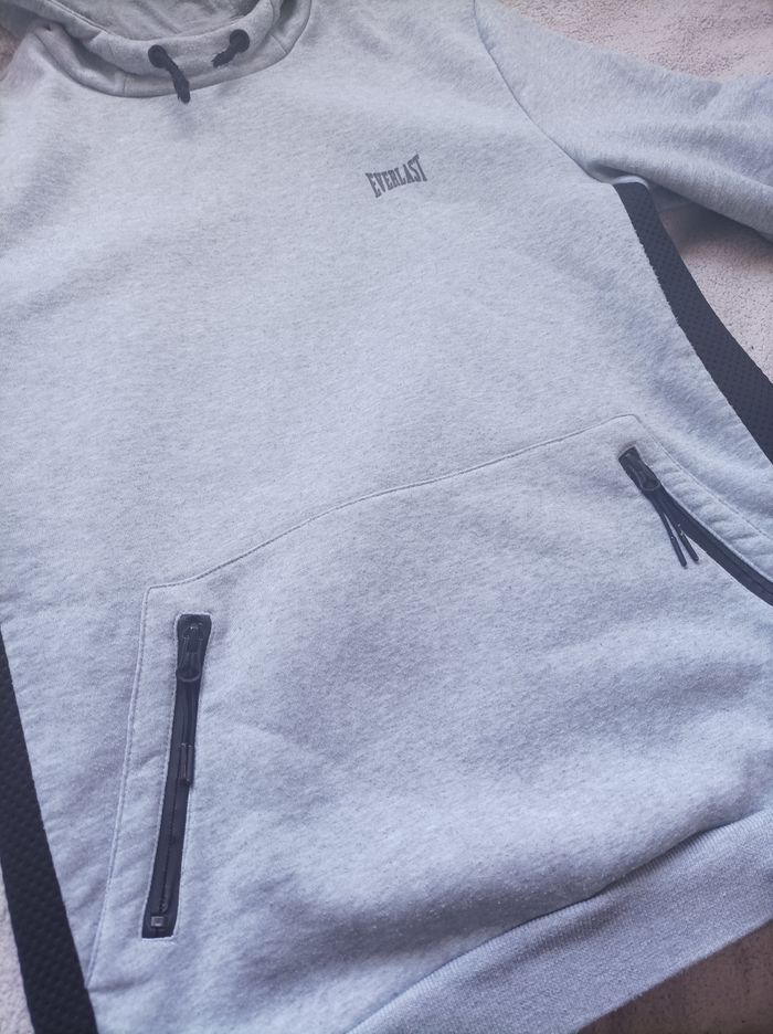 Sweats à capuche Pull Everlast gris taille S - photo numéro 3