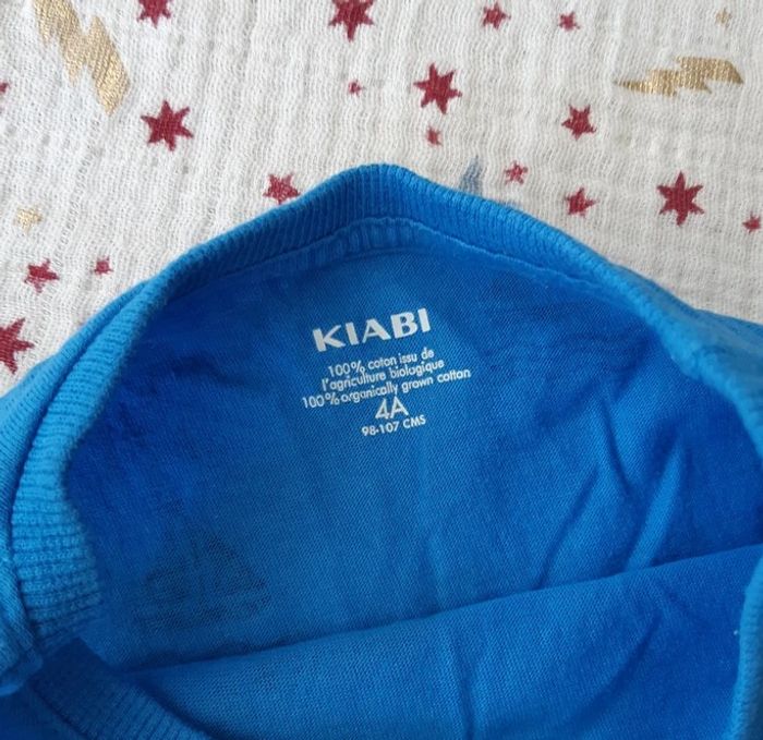Lot de 2 débardeurs bleus Kiabi 4 ans - photo numéro 2