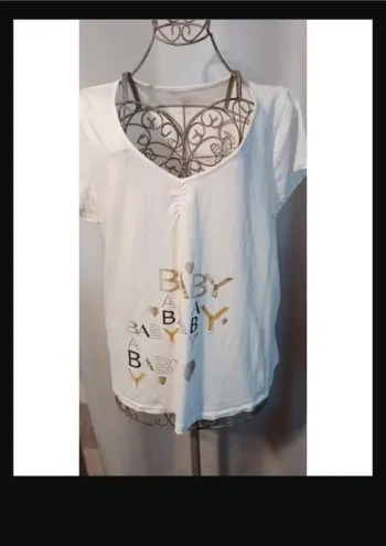 Tee shirt grossesse taille 50