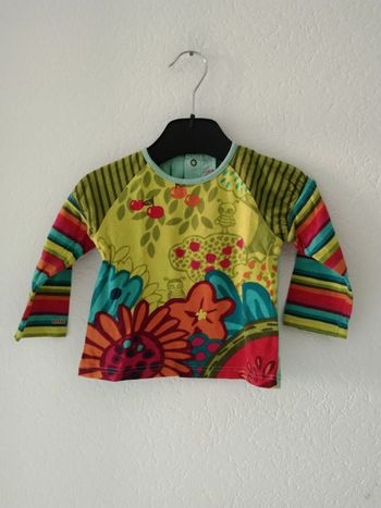 tee shirt imprimé catimini fille 12 mois