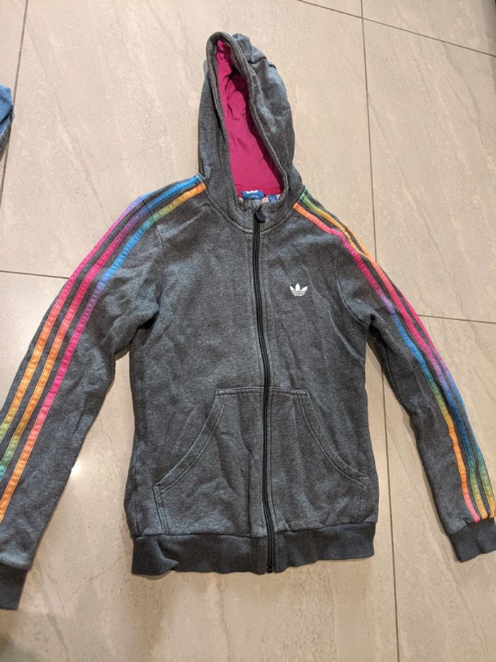 Gilet zippé adidas 14 ans