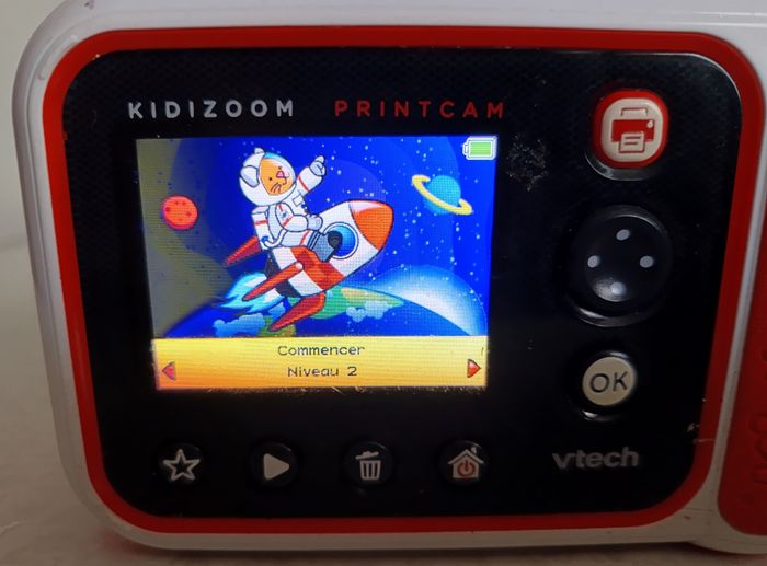 VTech Électronique Appareil Photo Compact KIDIZOOM Printcam Rouge Seul. - photo numéro 3