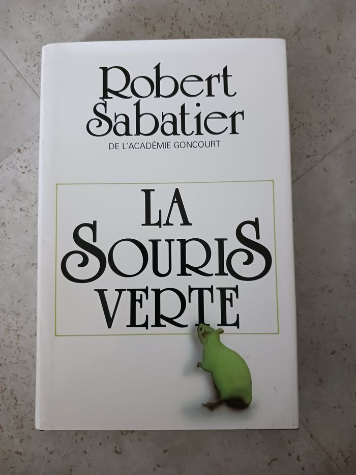 livre la souris verte Robert Sabatier