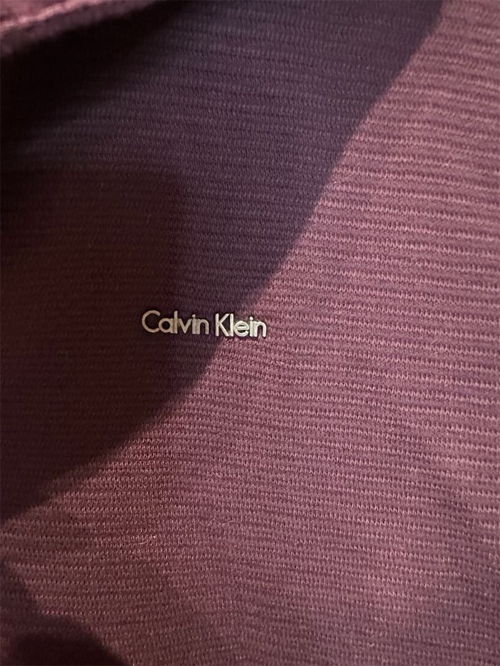 Pull col zippé vintage - calvin klein - photo numéro 3