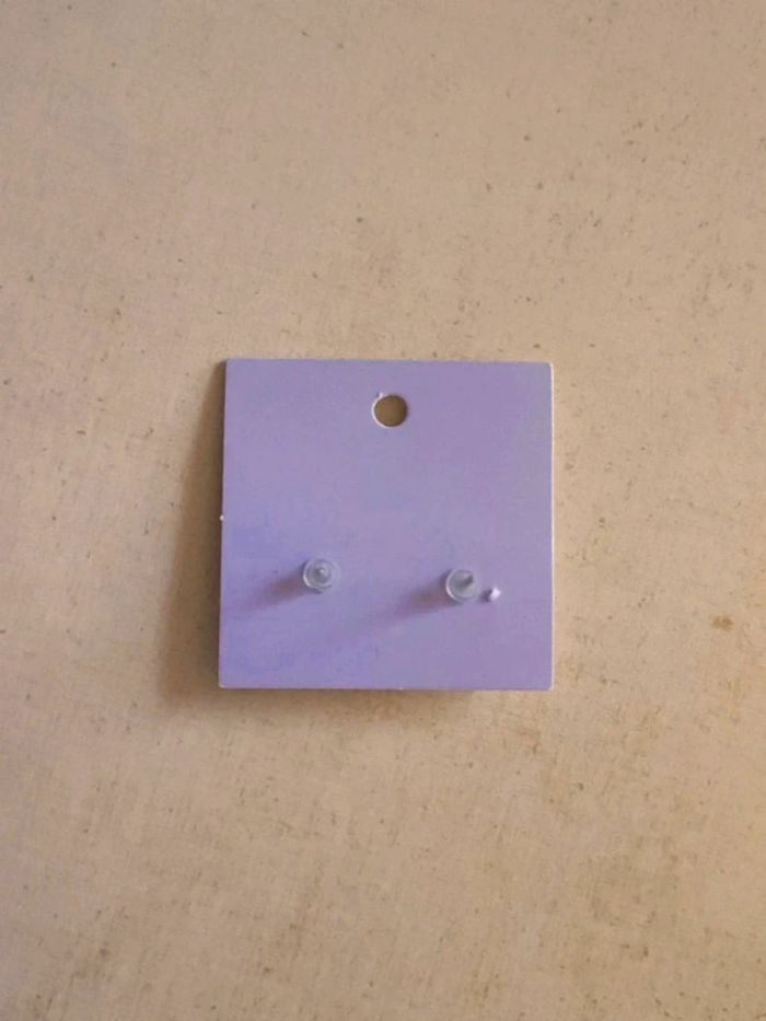 Boucles puces d'oreilles goutte strass or inox 🇨🇵 Fabrication Artisanale - Ø 12mm - photo numéro 3