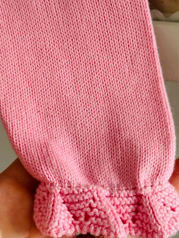 Boléro / gilet rose - photo numéro 2