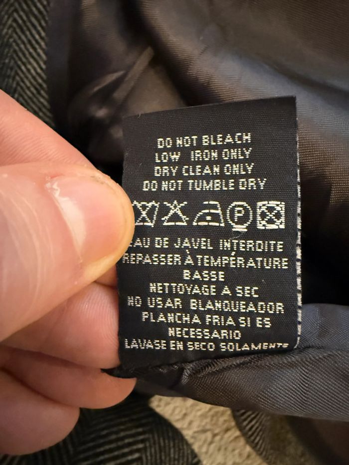 Long manteau en laine et cachemire Tommy Hilfiger gris Taille L - photo numéro 5