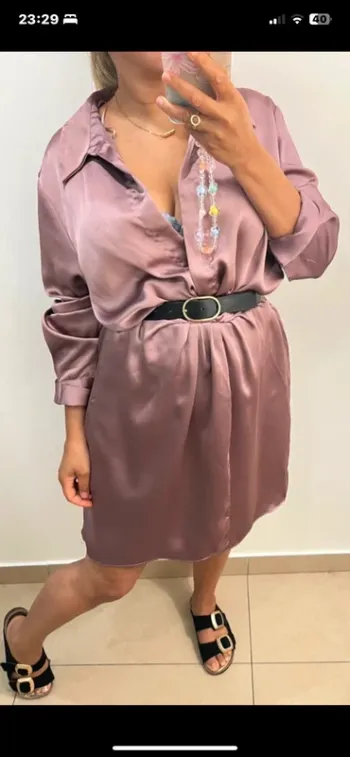 Robe satinée Zara