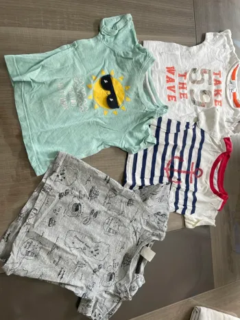 Lot de tee shirt 6 mois