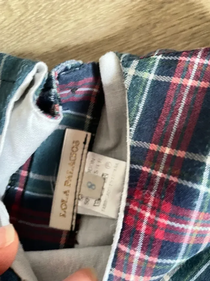 Robe style tartan 8 ans - photo numéro 2