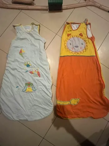 2 gigoteuses grobag taille 18-36 mois