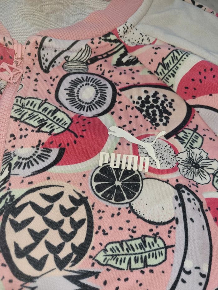 Gilet zippé puma 13/14 ans - photo numéro 2