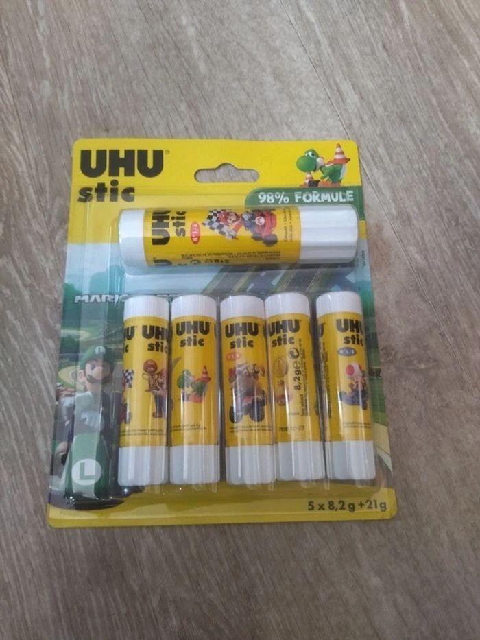 Lot de colles Uhu stic Mario