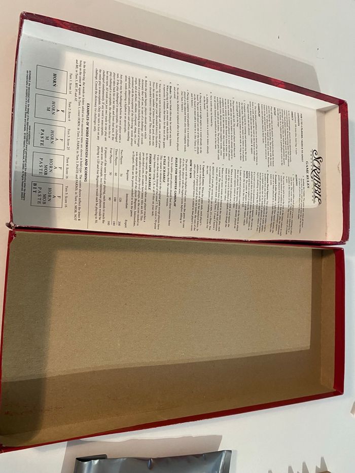 Scrabble en anglais lettres et chevalets en Bois - photo numéro 10