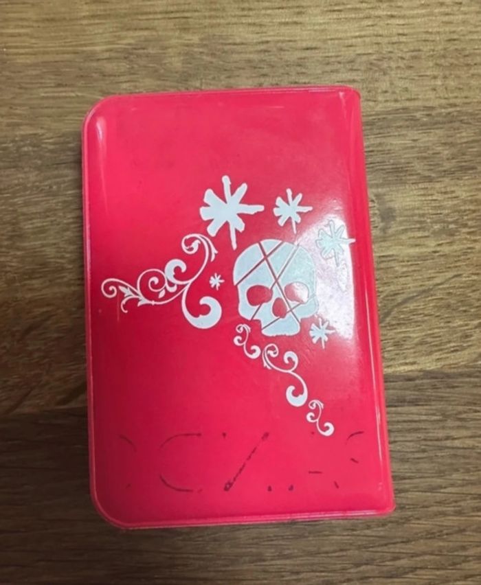 Carnet Porte de cartes rose je ne bluffe jamais avec ces cartes - photo numéro 2