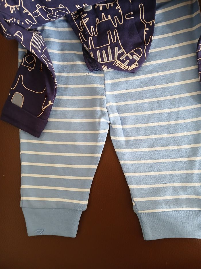 bodie manches courtes,pantalon,sweat garcon 3/6 mois - photo numéro 3