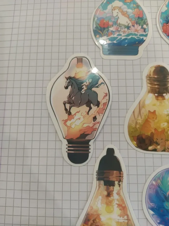 Lot stickers ampoule (lot C) - photo numéro 3