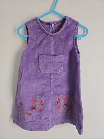 Robe violette fille 2 ans