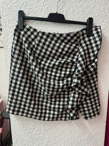 Jupe Vichy à volants H&M taille 44