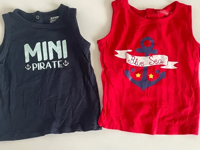Lot de 2 débardeur bébé 18 mois