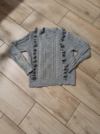 Pull chaud gris