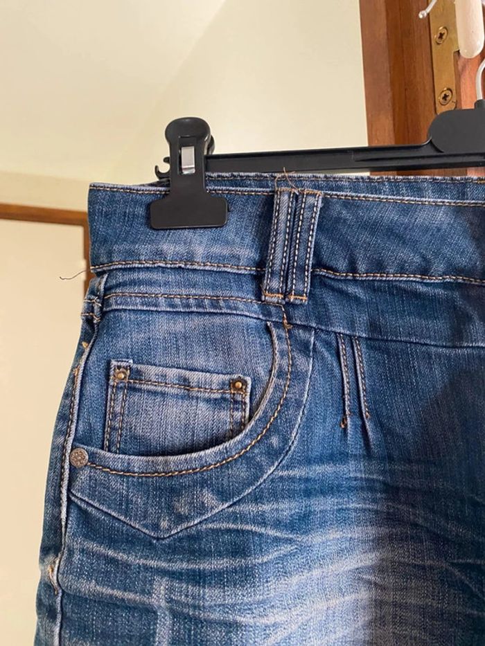 très jolie Jupe en jeans taille XL marque MIM - photo numéro 3