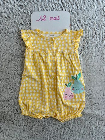 Barboteuse coton Carter’s 12M