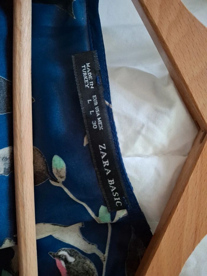 Haut Zara bleu nuit taille L - photo numéro 4