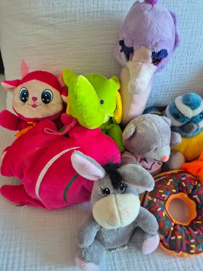 Lot de 12 peluches variées - photo numéro 2