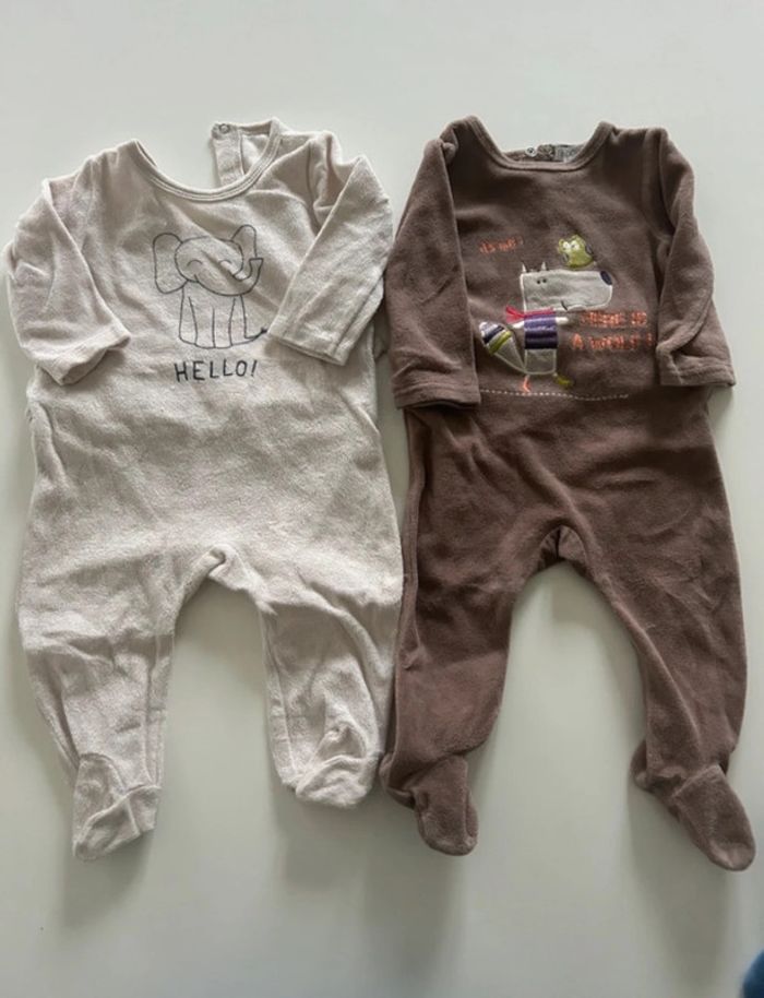 Lot 9 pyjamas hiver 6 mois - photo numéro 8