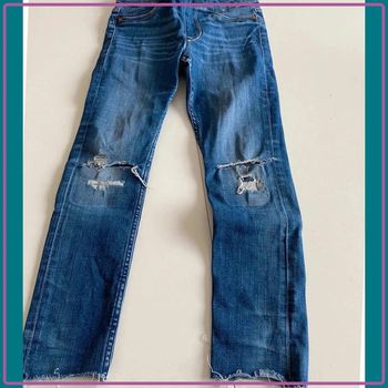 🌟🌟jeans fille trouée 122 cm 🌟🌟