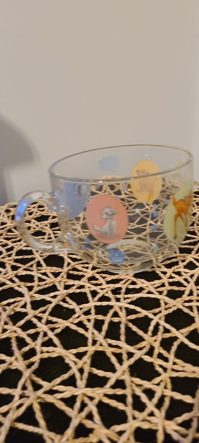 bol verre vintage figurines disney - photo numéro 3