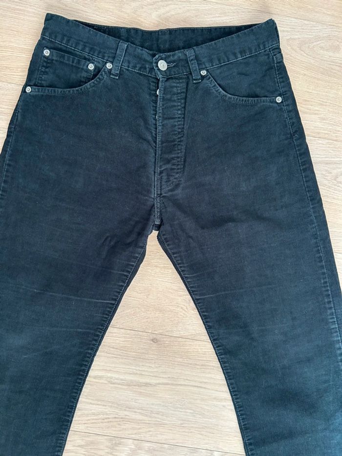 Jean Levi’s 551 en velours côtelé noir – W32 L34 – vintage USA - photo numéro 7