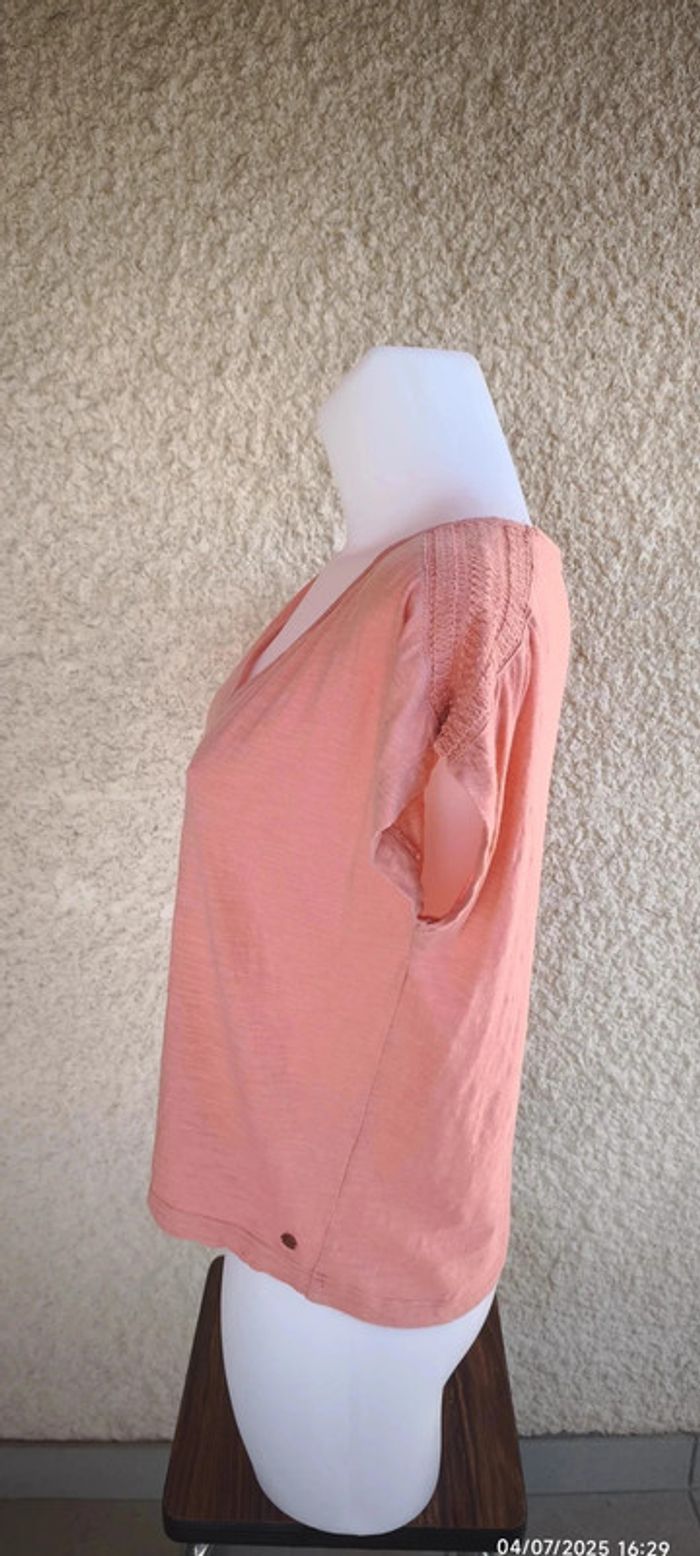 T-shirt Roxy Taille S Rose pale - photo numéro 3