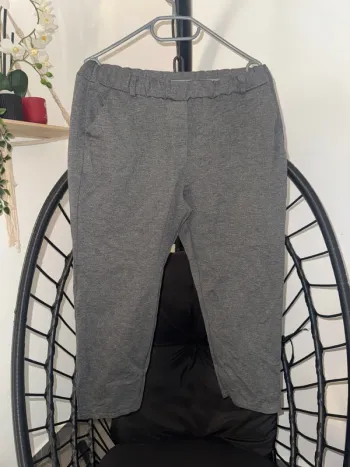 Pantalon femme gris – Taille XXXL – Grande taille chic et confortable