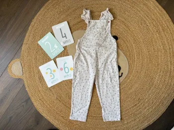 Salopette légère beige Mango 18 / 24 mois équivalent 2 ans 1/2