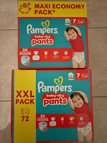 Couches Pampers Taille 7 Neuf 