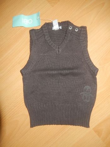 pull sans manches 12 mois obaibi