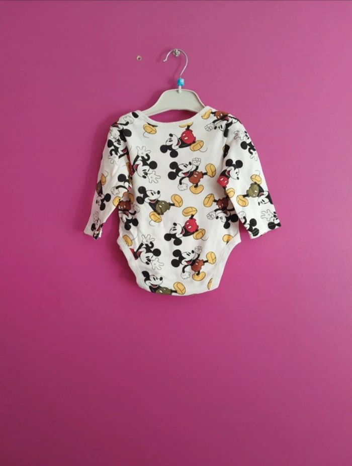 Body manches longues garçon mickey Disney taille 9/12 mois b1 - photo numéro 6