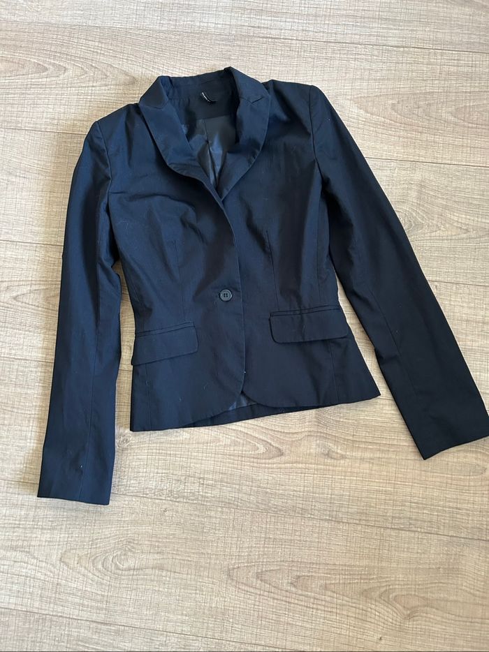 Blazer noir Naf Naf taille 34 TBE - photo numéro 7