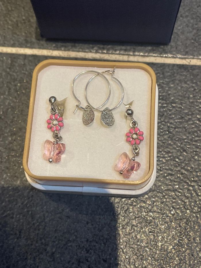 Lot de 5 paires de boucles d oreilles - photo numéro 3