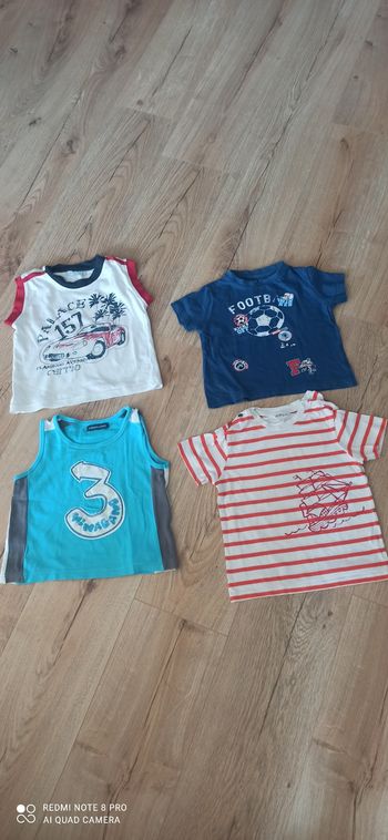 4 t shirts 3 ans