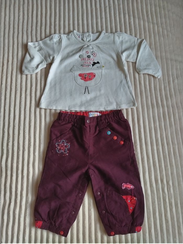 Lot de vêtements bébé fille 6 mois - photo numéro 2