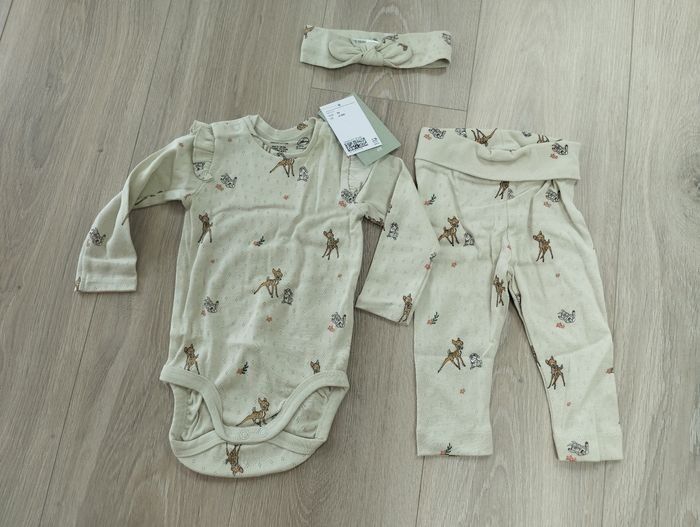 Ensemble bambi 6-9 mois 74 cm neuf - photo numéro 2