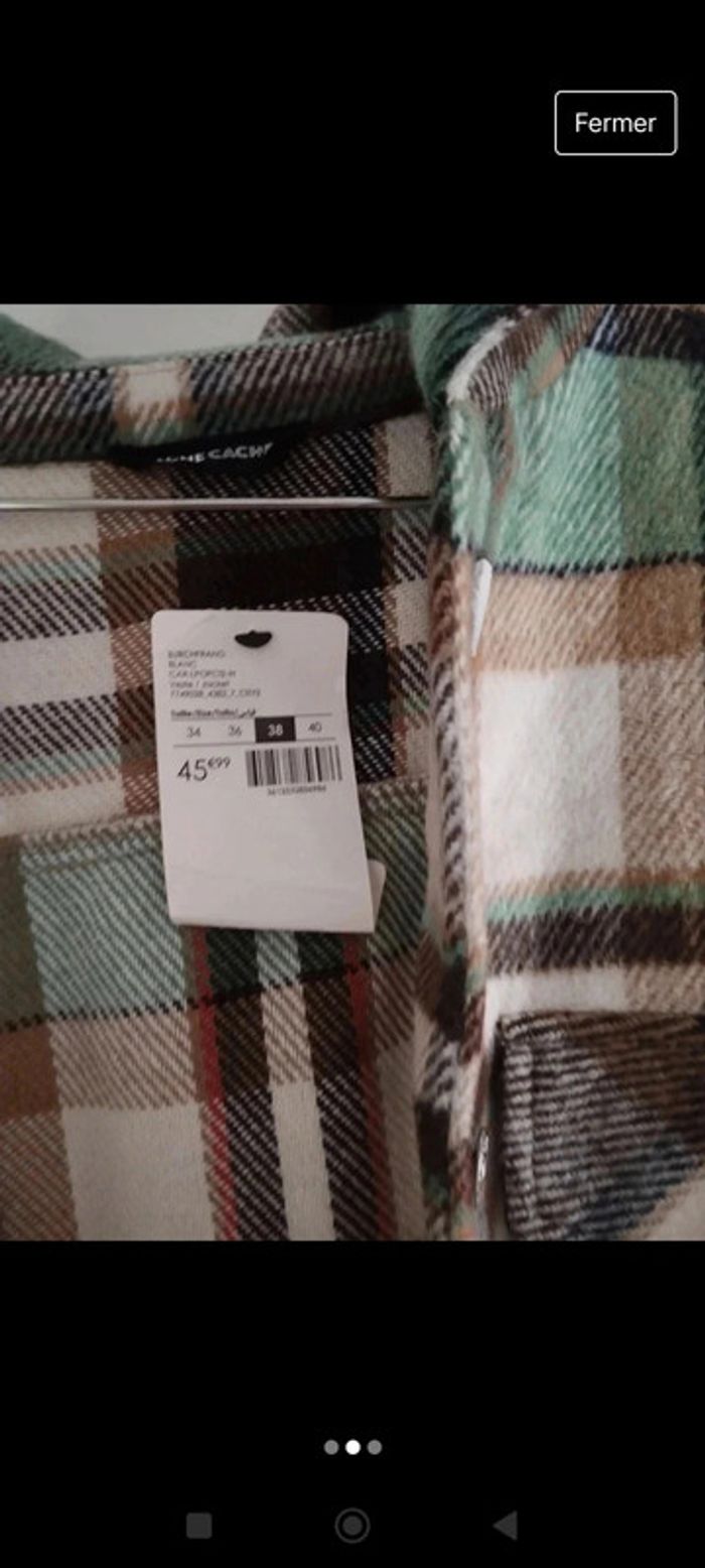 Veste en laine cache cache taille 38 - photo numéro 2