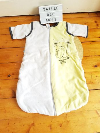 Gigoteuse garçon taille 0/6 mois